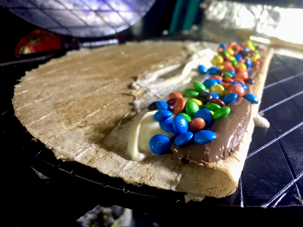 Marquesita con M&M